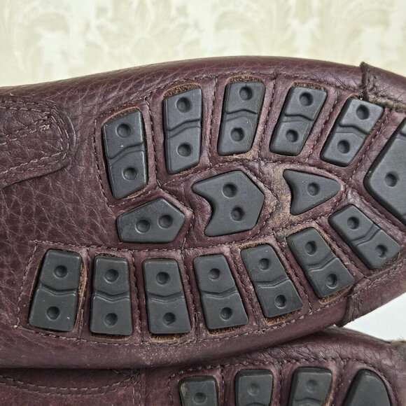 Brooks Brothers Size 11 Brown Leather Driving Moccasins Slip On Style Ribbon Dtl - Picture 9 of 16